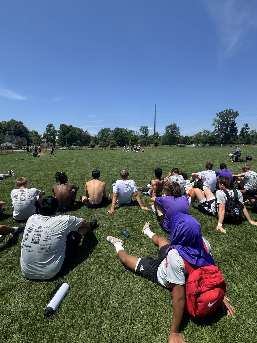 MCHSBoys_Soccer's tweet photo. Day 4 and that’s a wrap! It was another brutal set of tests and the response from our guys was nothing short of brilliant! A few wins and a crossbar challenge to end our time here at @MastodonMSoccer ‘s camp! We’ll be back!

@MCHSBearcats #TriedAndTrue https://t.co/96Qax6bpCv