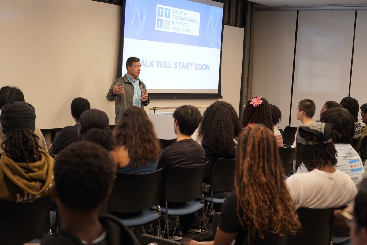 TTIC_Connect's tweet image. Thank you to the Blackstone Bicycle Works Camp and Youth Internship Program students for visiting TTIC yesterday to learn more about #robotics and our lab! We had a blast hosting you guys!