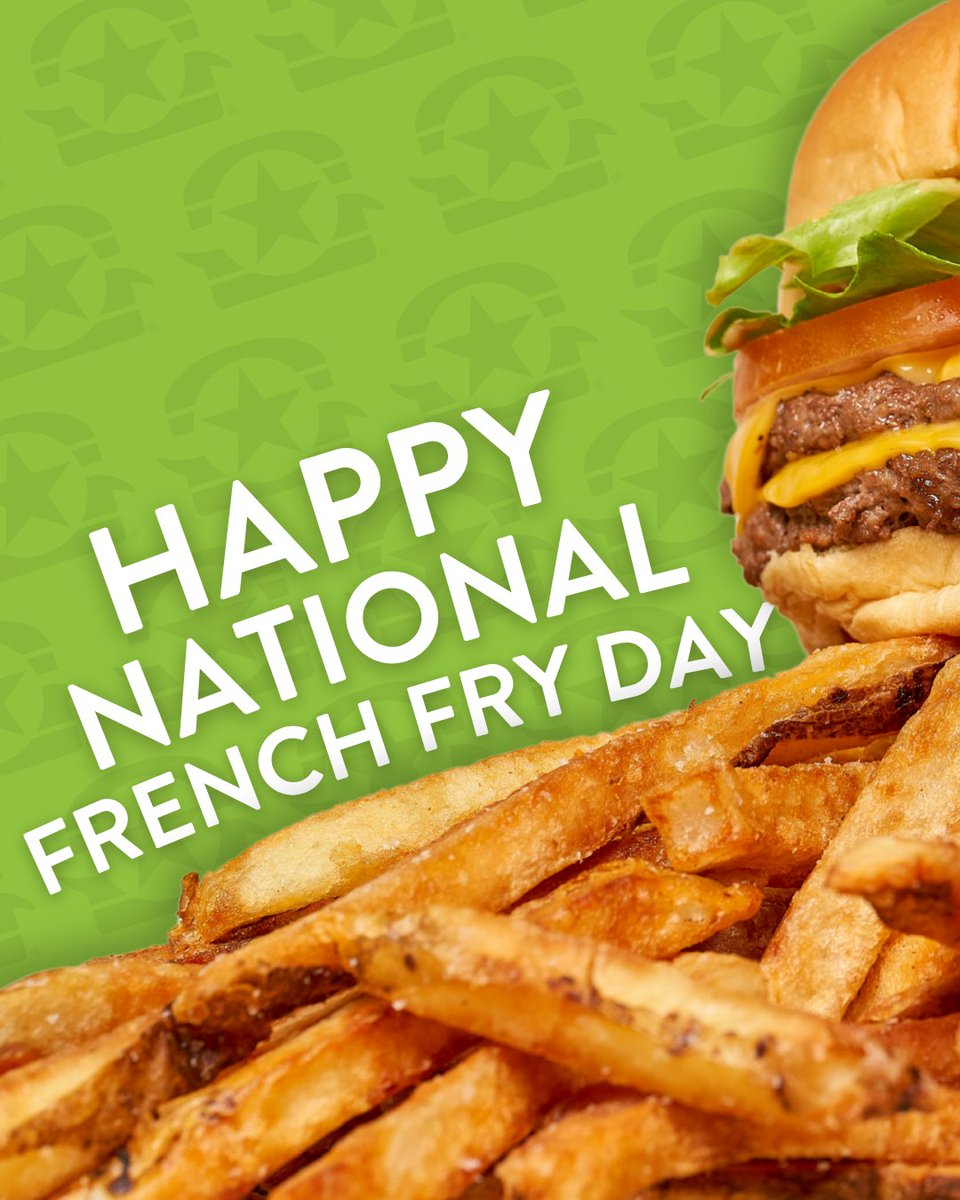 BurgerFi (@burgerfi) on Twitter photo Golden, crispy, and worth celebrating ππ Happy National French Fry Day from BurgerFi! Pair 'em with your favorite burger for the ultimate combo. #NationalFrenchFryDay #BurgerFi Golden, crispy, and worth celebrating ππ Happy National French Fry Day from BurgerFi! Pair 'em with your favorite burger for the ultimate combo. #NationalFrenchFryDay #BurgerFi