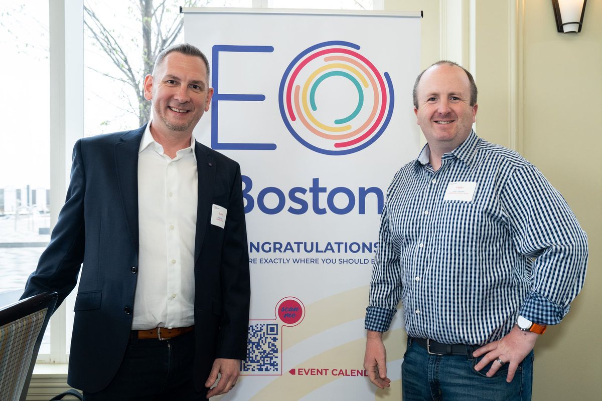 EO_Boston's tweet photo. At EO Boston, we're more than just a network — we're a community of driven entrepreneurs committed to growing better businesses and better lives. Ready to elevate your journey with peers who get it? Explore membership and discover what it means to grow with EO Boston. https://t.co/r6zMeyb61A