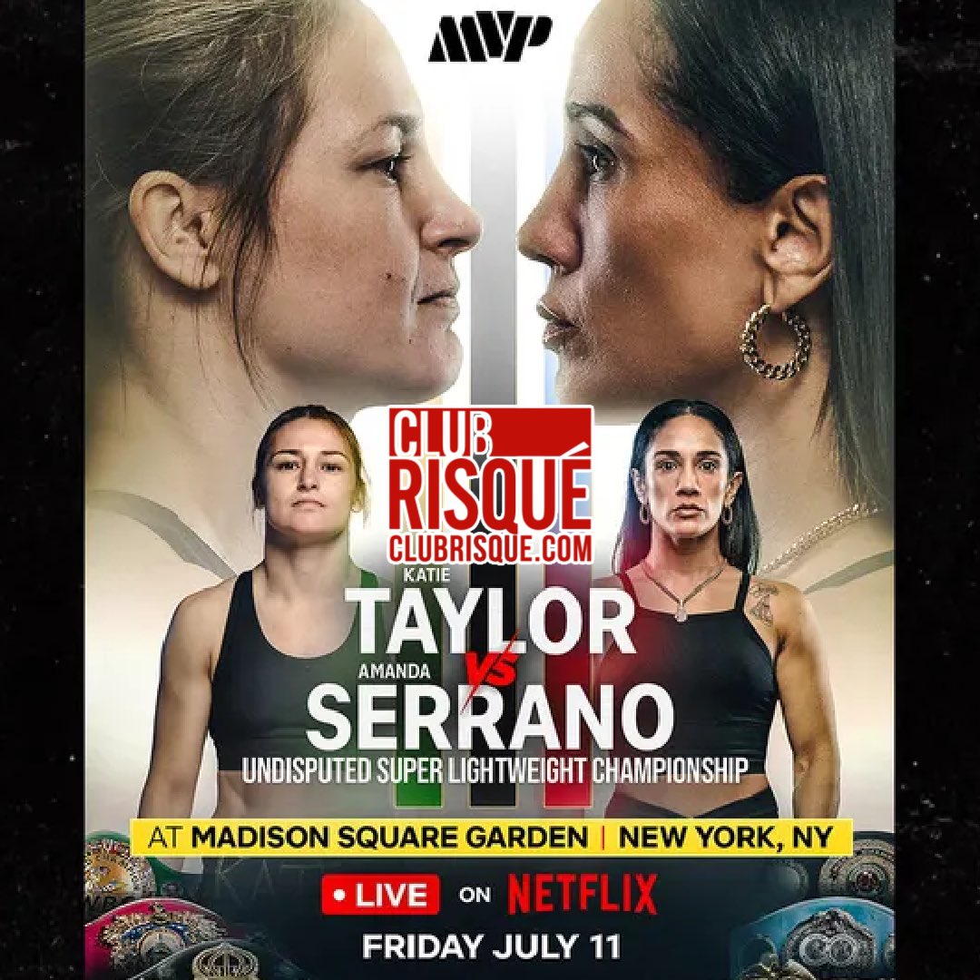 ClubRisque's tweet image. TAYLOR vs SERRANO tonight at Club Risquè. Come the hard-hitting boxing and stay for the party! #PhillyNightLife #RisqueGirl