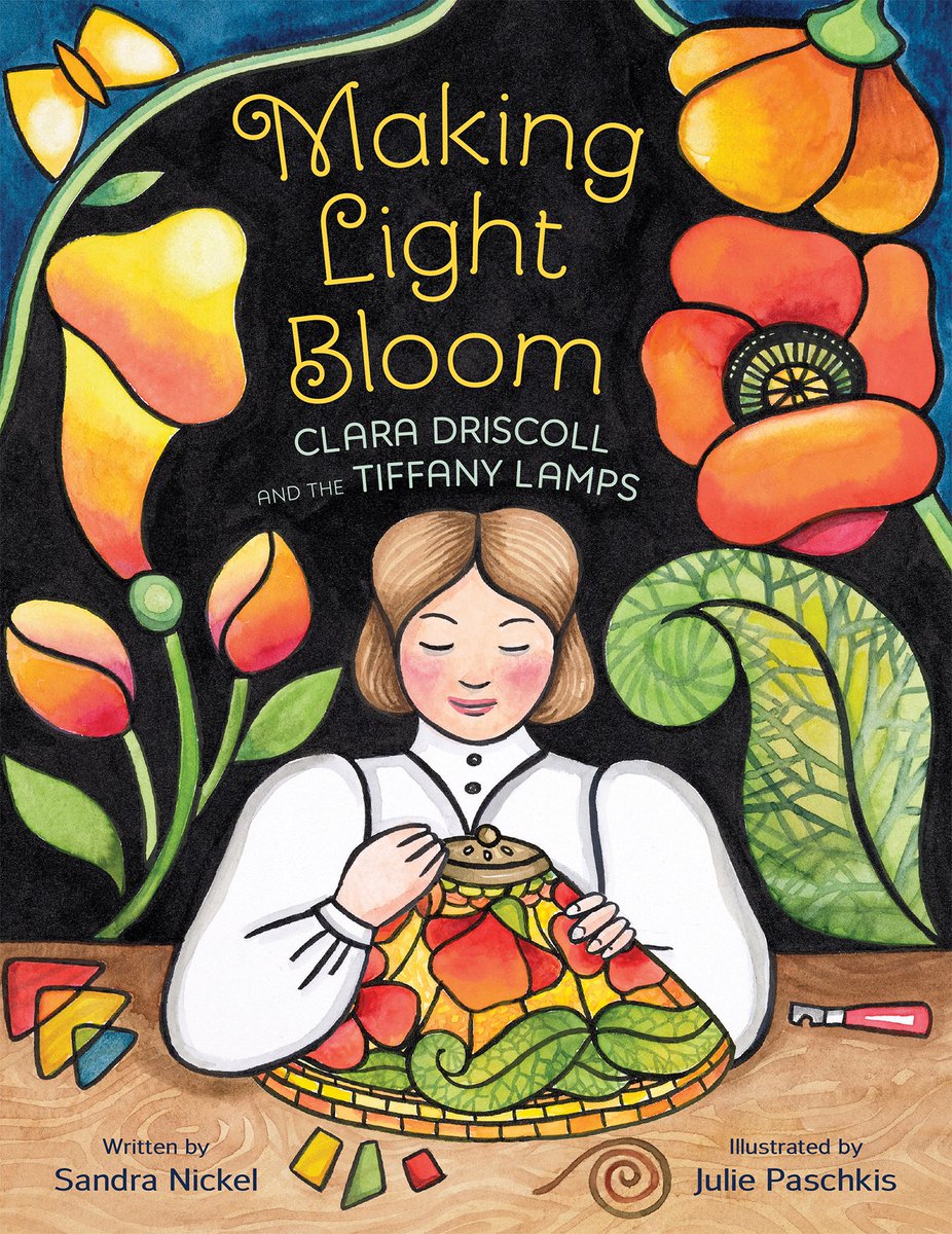 sincerelystacie's tweet image. From stained glass to #TiffanyLamps, we have #ClaraDriscoll to thank for their beauty. Read her story in MAKING LIGHT BLOOM by @senickel Julie Paschkis @barbfisch #PeachtreePublishing sincerelystacie.com/2025/07/summer… #childrensbook #kidsbook #picturebook #readaloud #biography #bookreview