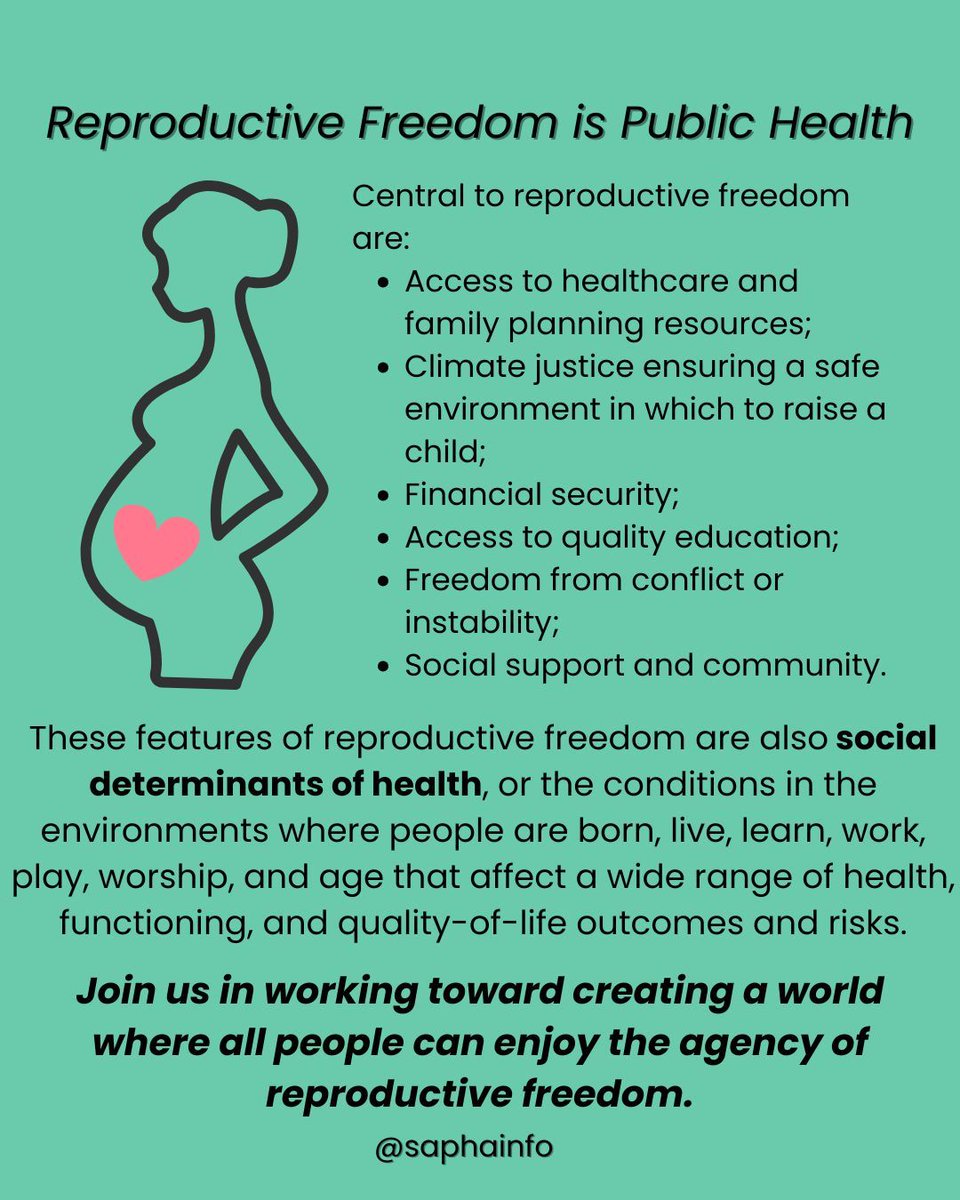 SAPHAinfo's tweet image. Today is World Population Day, and it's important we think about reproductive choice and its impacts on public health. To learn more about World Population Day, visit buff.ly/I5MQaYm