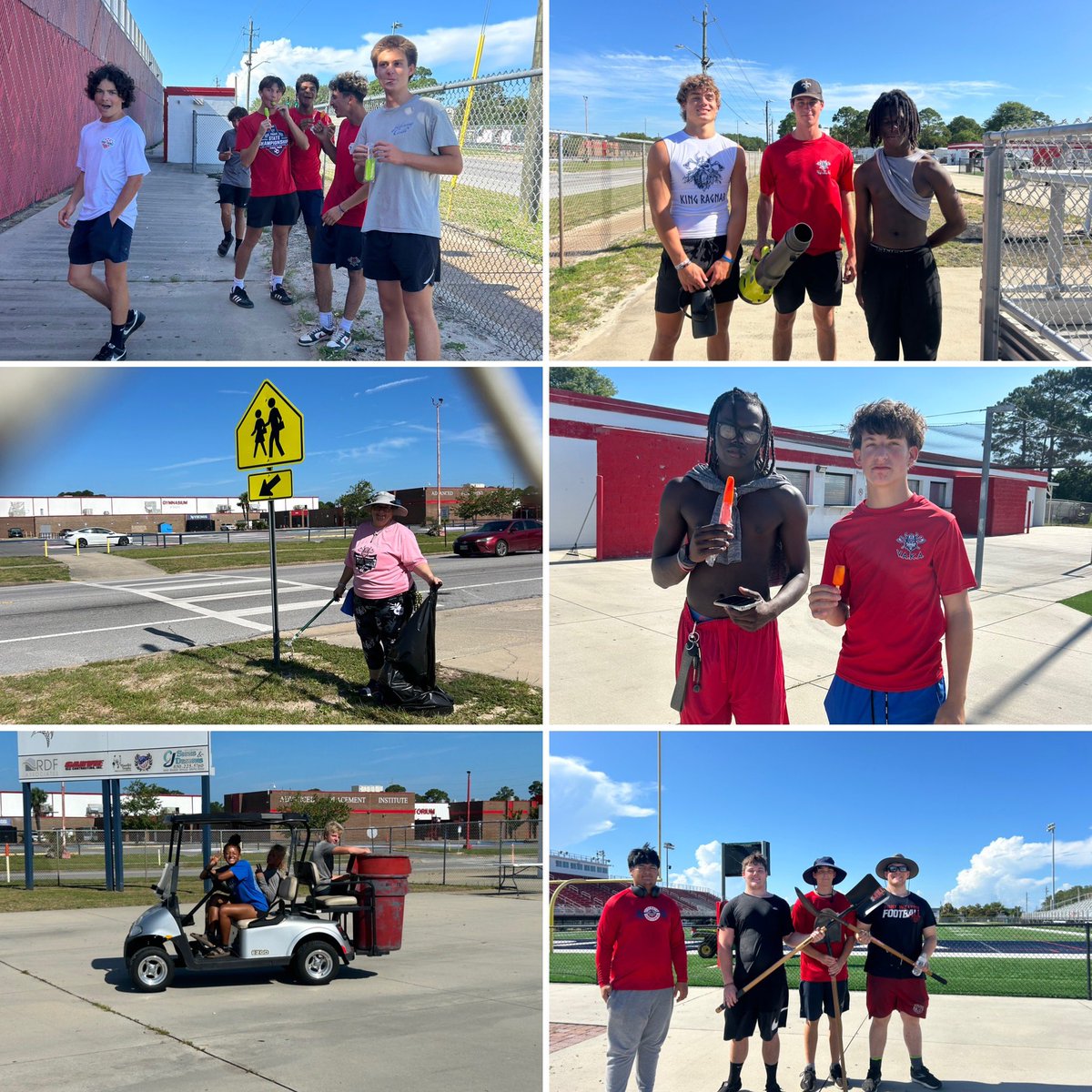 FWB_Athletics's tweet image. At Steve Riggs Stadium today, it was a team effort! We thank our parents, coaches and teams. We are also grateful to Mr. Steve Riggs and his grandsons for participating and getting dirty with us!! #GRIT