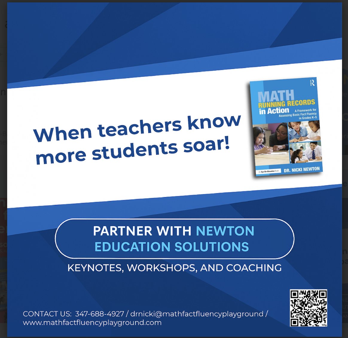 drnickimath's tweet image. It's time to have that timed test conversation. #factfluency #mathcoaches #elementaryschoolprincipals #superintendents