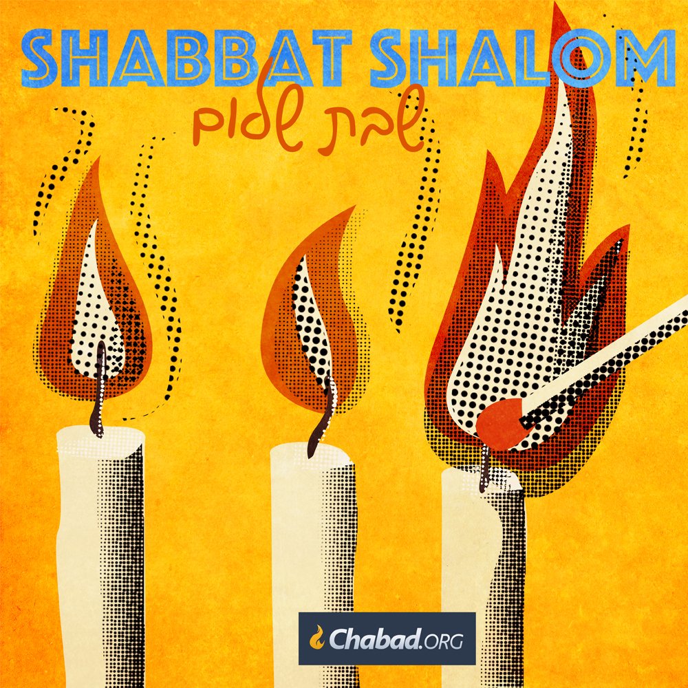 Shabbat Shalom!

What was the highlight of your week?

For local Shabbat-candle lighting times: chabad.org/candles