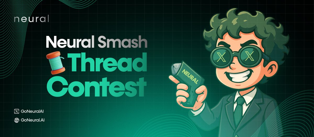 GoNeuralAI's tweet image. Neural Smash Thread Contest is now Live 🔥

Create a concise X / Twitter thread (minimum 3 connected posts) that explains NeuralAI to your followers. Focus on what makes the project unique—World Engine, AI 3D tools, token utility, roadmap, anything you find compelling.

How to…
