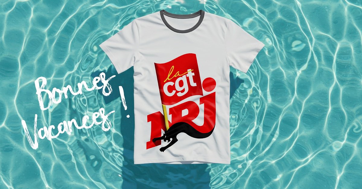 Tous vos élus CGT vous souhaitent de bonnes vacances. Nous restons à votre disposition pendant tout l’été pour toute question sur la boîte mail CGT UES Régions. ☀️