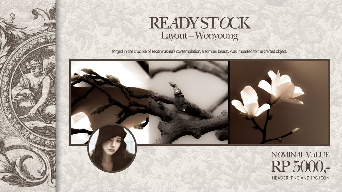 sedahrukma's tweet image. Help rt/repost? Thank you!

Ready-to-go layout - Wonyoung priced at RP 5,000,-/each includes png and jpg icon. Don’t hesitate to knock my dm if you’re interested.

#zonauang #zonajajan