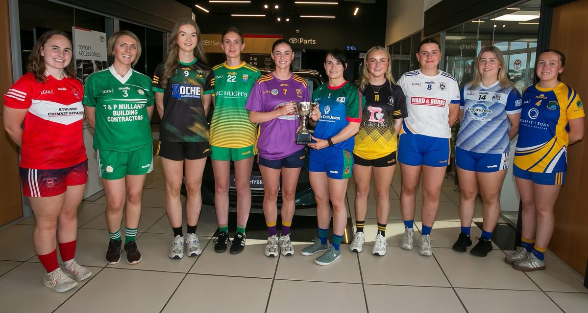 Roscommon LGFA Adult Club Championships Launch 2025

The launch of the 2025 Roscommon LGFA Adult Club Championships took place yesterday evening at Dermot Hughes Toyota Car Sales. The event was well attended by players and management from participating clubs, who gathered for