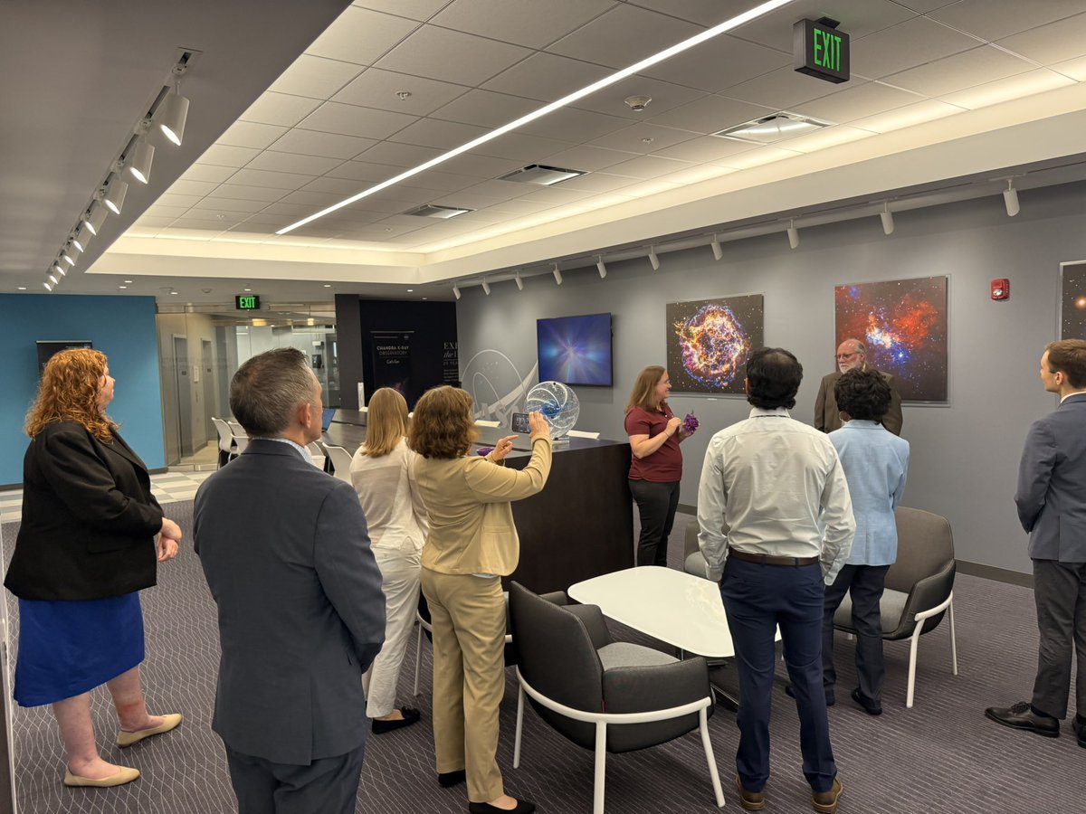 Grant Tremblay (@astrogrant) on Twitter photo The whole <a href="/CenterForAstro/">Center for Astrophysics | Harvard & Smithsonian</a> and <a href="/smithsonian/">Smithsonian</a> is delighted to welcome Rep. <a href="/ValerieFoushee/">Congresswoman Valerie Foushee</a>, Ranking Member of the House Space & Aeronautics Subcommittee, to the <a href="/chandraxray/">Chandra Observatory</a> Control Room today. GREAT visit with phenomenal questions from the Congresswoman. The whole <a href="/CenterForAstro/">Center for Astrophysics | Harvard & Smithsonian</a> and <a href="/smithsonian/">Smithsonian</a> is delighted to welcome Rep. <a href="/ValerieFoushee/">Congresswoman Valerie Foushee</a>, Ranking Member of the House Space & Aeronautics Subcommittee, to the <a href="/chandraxray/">Chandra Observatory</a> Control Room today. GREAT visit with phenomenal questions from the Congresswoman.