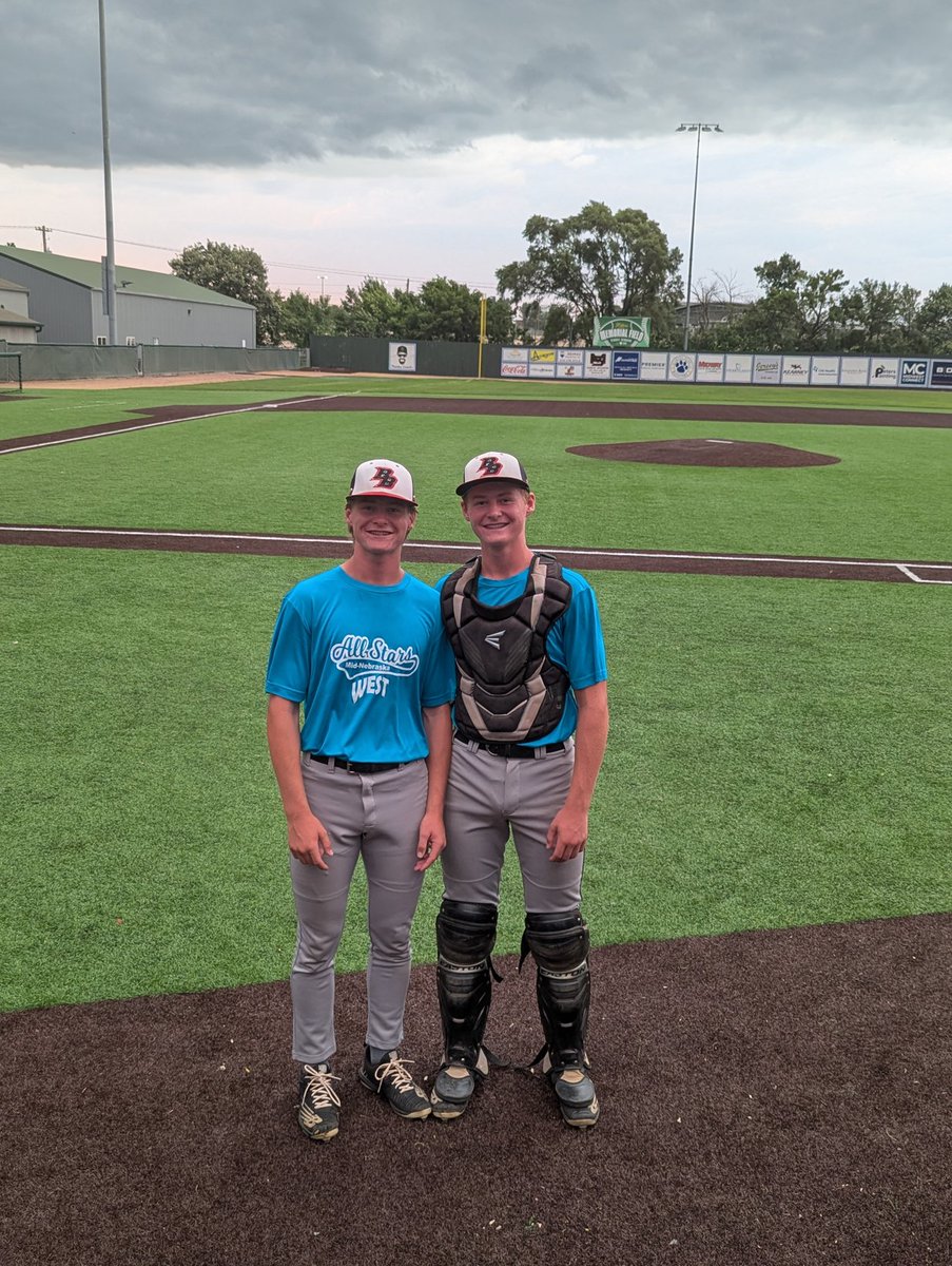Coslor's tweet image. These boys had a lot of fun representing Broken Bow Baseball in the East/West Mid Nebraska League All Star Game in Kearney tonight and ended the night with the W.  Such a great experience getting to play with so many great kids from all over the state!