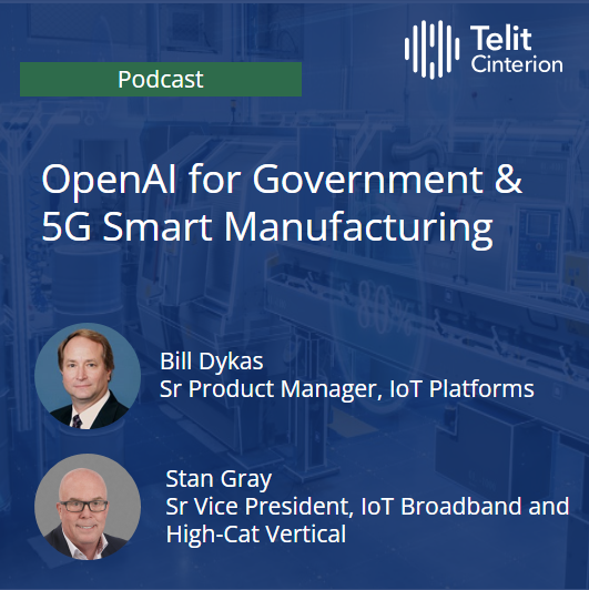 Telit Cinterion (@telitcinterion) on Twitter photo #5G, #AI & private networks are revolutionizing #manufacturing. IoT powers smarter inspections, fewer errors & safer factories. Listen to our podcast with <a href="/embedded_comp/">Embedded Computing Design</a> to explore the future of smart manufacturing.
🎧 go.telit.com/OpenAI_for_Gov… #5G, #AI & private networks are revolutionizing #manufacturing. IoT powers smarter inspections, fewer errors & safer factories. Listen to our podcast with <a href="/embedded_comp/">Embedded Computing Design</a> to explore the future of smart manufacturing.
🎧 go.telit.com/OpenAI_for_Gov…