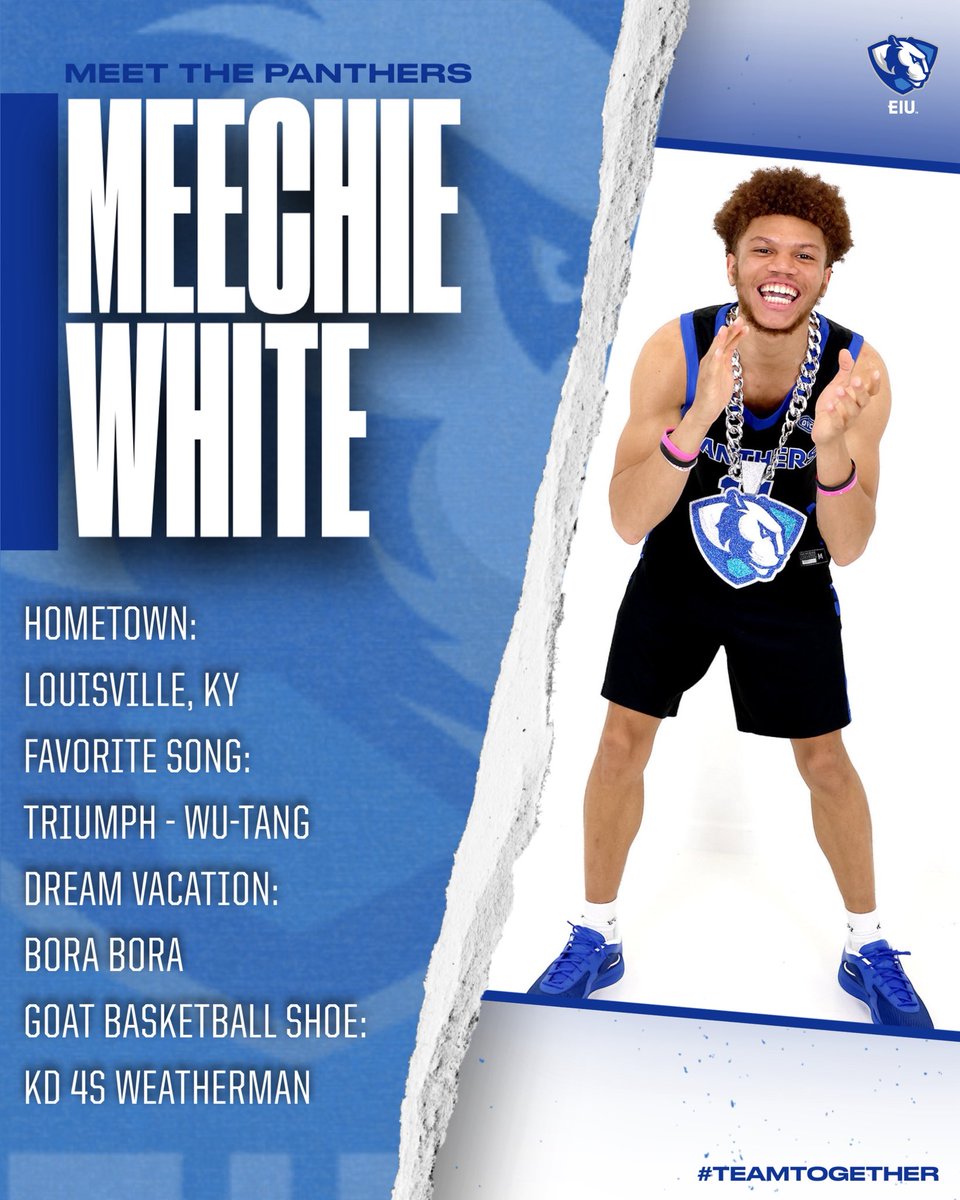 eiubasketball's tweet image. Next on Meet the Panthers: Meechie White! 💪🔥
#TEAMTOGETHER #EIUMBB