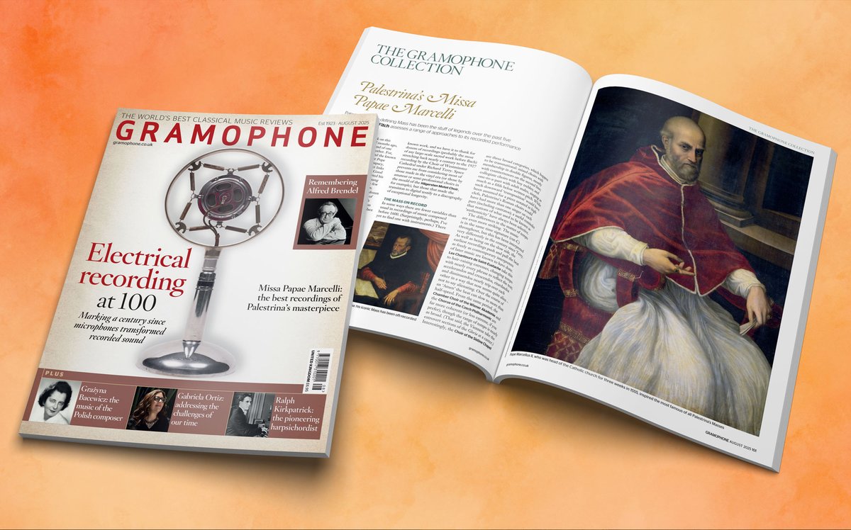 MrPhoebus's tweet image. The new edition of @GramophoneMag is out now: we celebrate the centenary of electrical recording, explore the music of Polish composer Grażyna Bacewicz, meet Mexican composer Gabriela Ortiz, reveal the best recordings of Palestrina’s Missa Papae Marcelli - and much, much more!