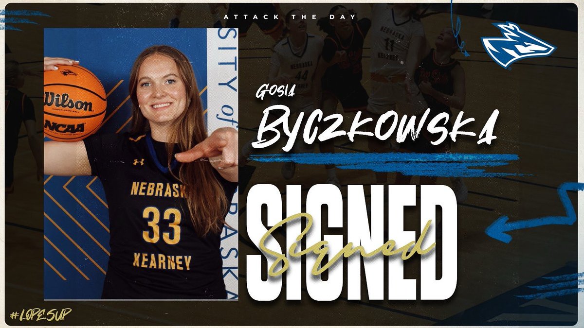 OFFICIALLY A LOPER! We are very excited to announce that Gosia Byczkowska will be joining the program next season! Dynamic scorer with great range! She will make an immediate impact for the program!

#LopesUp
#AttackTheDay