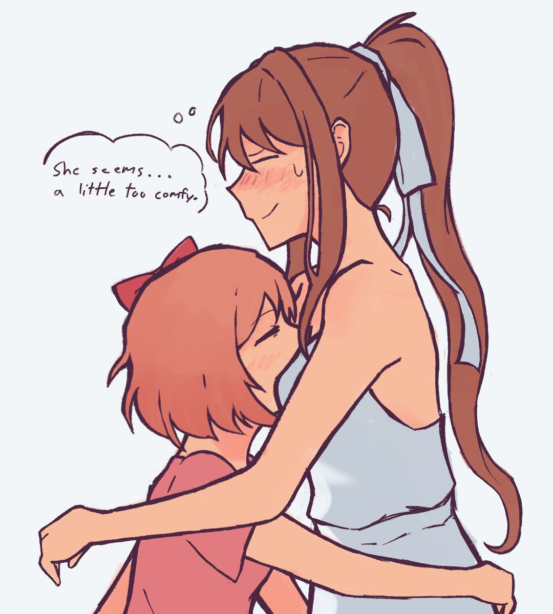 Zappyz_'s tweet photo. my drawing tablet has been crapping out like hell but I power through
#Sayonika #DDLC https://t.co/UQaoKp6aCw