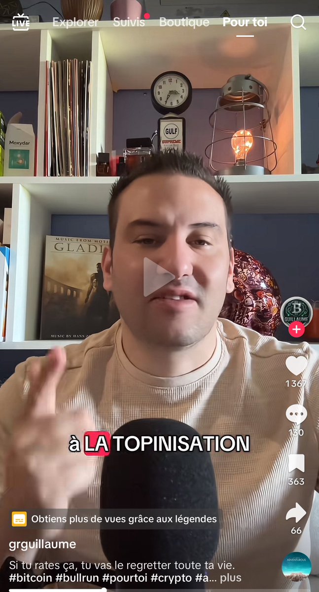 Franchement y’a des trucs intéressants sur tiktok 🙂‍↔️

Futur millionnaire grâce à la Topinisation d’actifs numériques 😌🤡
C’est le verbe tapiner ?