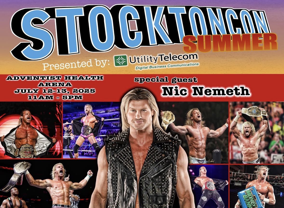 .<a href="/StocktonCon/">StocktonCon Sumer - July 12-13th!!</a> is always a great time but wrestling fans, you’re in for a TREAT!

🔥 <a href="/BookerT5x/">Booker T. Huffman</a> Sunday
🗣️ <a href="/TheRealAlSnow/">Al Snow</a> both days
🤼 <a href="/NicTNemeth/">Nic Nemeth</a> both days

And I’ll be leading a Q&amp;A panel with Al Snow &amp; Nic Nemeth Sun at 2p.

THIS WKND IN STOCKTON, CA!

🎟️ StocktonCon.com