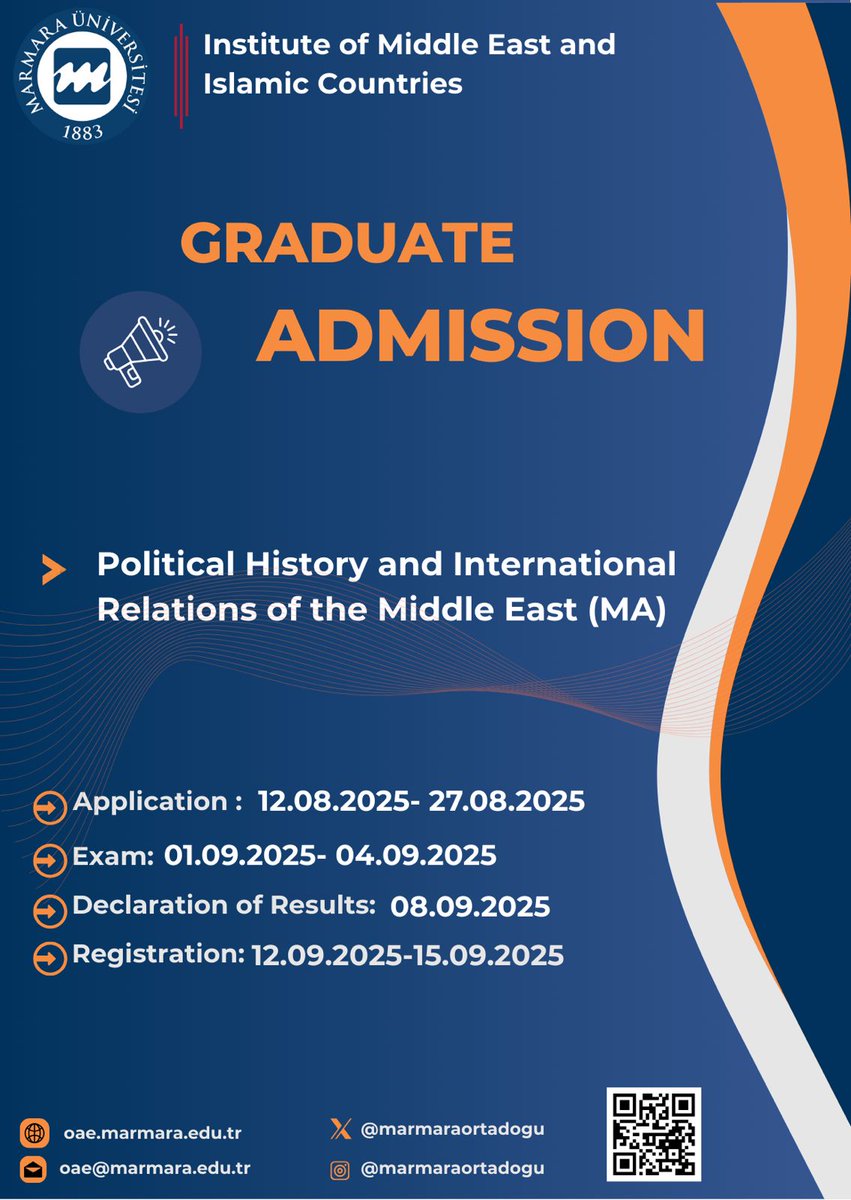 Yüksek Lisans ve Doktora Programı Başvurularımız 12 Ağustos'ta başlıyor! 📢