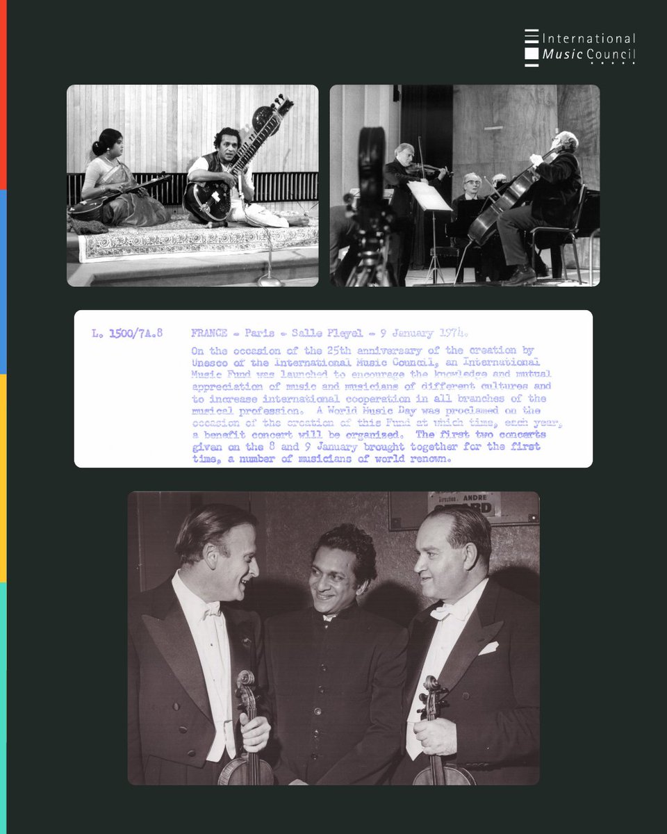 IMC_Network's tweet image. Do you know when the International Music Day was initiated ?
#FiveMusicRights #InternationalMusicDay #InternationalMusicCouncil