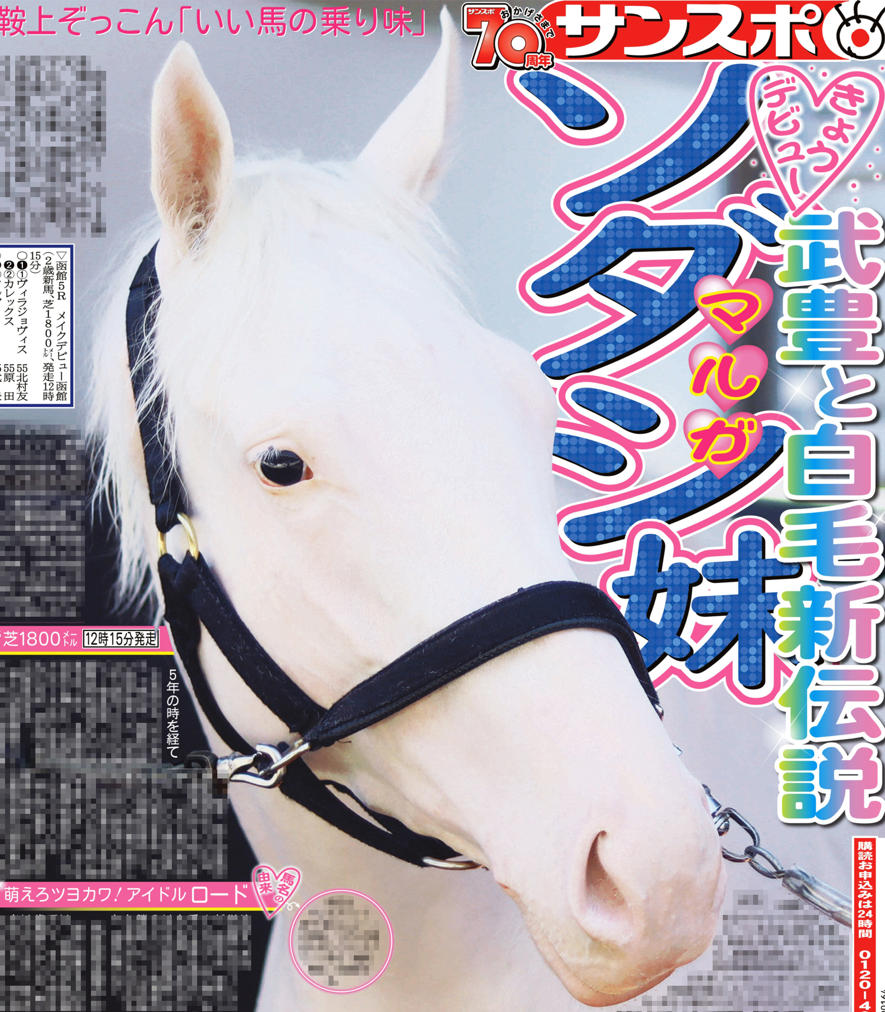 ソダシ 伝説 馬 競馬ファン コレクション 豪華で新しい 競馬