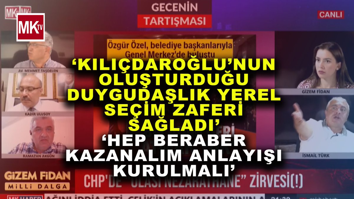 MK HABER TV (@mkhabertv) on Twitter photo STÜDYODA GERGİN ANLAR! 'İmamoğlu Geldi Diye Mİ, Kılıçdaroğlu'nun Kurduğu Duygudaşlık Vardı...'
youtu.be/LssqvG0-l-E
<a href="/ismail_TURK55/">İsmail TÜRK</a> <a href="/av_mtasdelen/">Mehmet Taşdelen</a>
<a href="/gizemfidanhaber/">Gizem Fidan</a> ile #MilliDalga
#imamoğlu #kılıçdaroğlu #mktv STÜDYODA GERGİN ANLAR! 'İmamoğlu Geldi Diye Mİ, Kılıçdaroğlu'nun Kurduğu Duygudaşlık Vardı...'
youtu.be/LssqvG0-l-E
<a href="/ismail_TURK55/">İsmail TÜRK</a> <a href="/av_mtasdelen/">Mehmet Taşdelen</a>
<a href="/gizemfidanhaber/">Gizem Fidan</a> ile #MilliDalga
#imamoğlu #kılıçdaroğlu #mktv