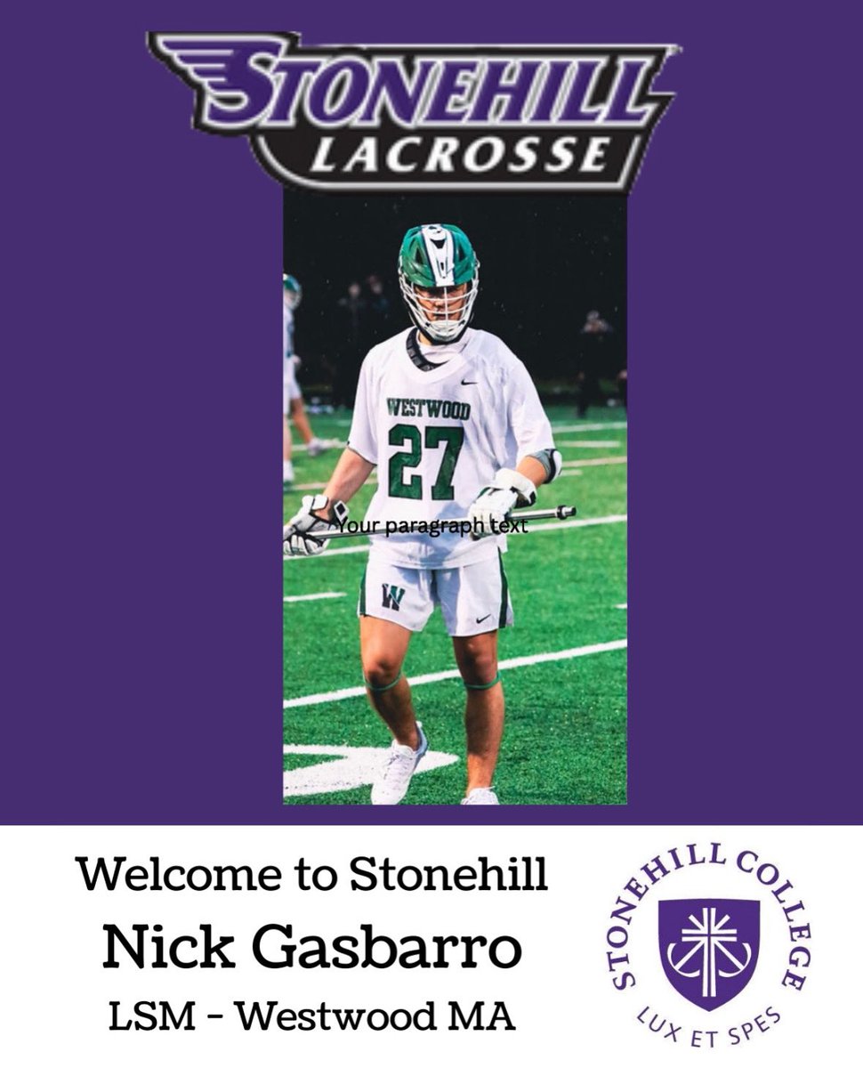 Ben Devlin (@ben_dev14) on Twitter photo Welcome to Stonehill Nick! Another talented player joining <a href="/Sclax/">Stonehill Men's Lax</a>! #bleedpurple Welcome to Stonehill Nick! Another talented player joining <a href="/Sclax/">Stonehill Men's Lax</a>! #bleedpurple