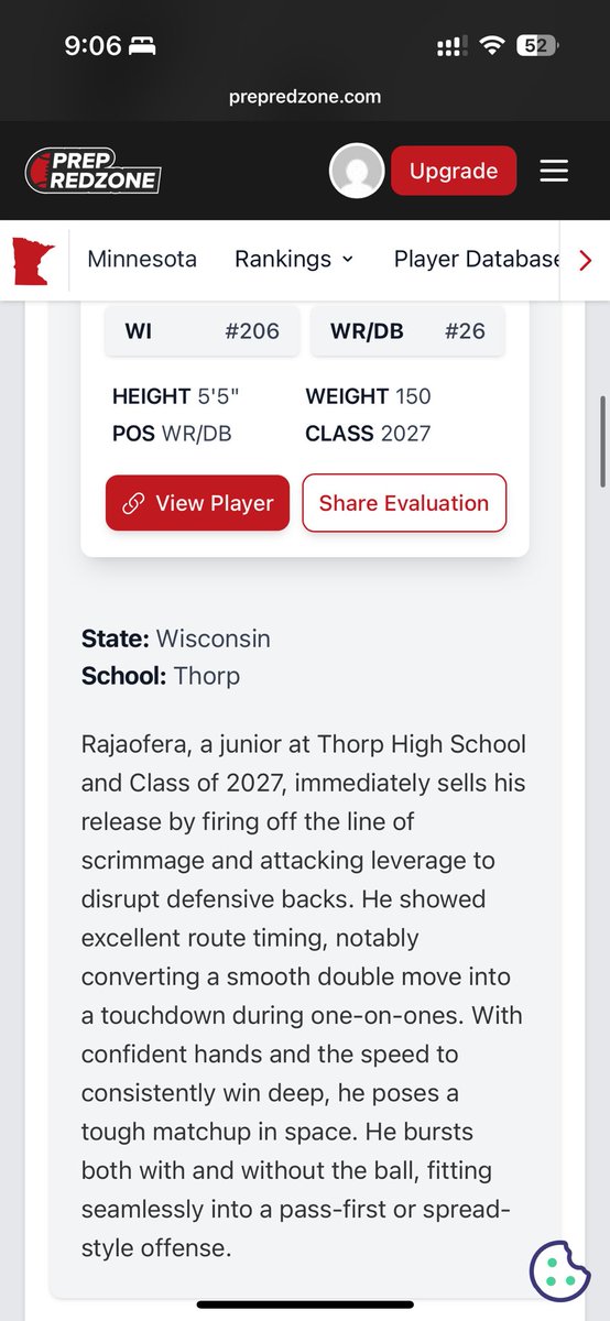 Tiasa Rajaofera (@6tee_rajaofera) on Twitter photo Thank you <a href="/BookofEllis/">Ellis L. Williams</a> for the write up
<a href="/PrepRedzoneWI/">Prep Redzone Wisconsin</a> <a href="/PrepRedzoneMN/">Prep Redzone Minnesota</a>
<a href="/TerryNewsome12/">Coach Terry Newsome</a> @CoachHollyCU <a href="/MJ_NFLDraft/">Mark Johnson</a> <a href="/keegan_linwood/">Keegan Linwood</a>
<a href="/NPesik81/">Nick Pesik</a> Thank you <a href="/BookofEllis/">Ellis L. Williams</a> for the write up
<a href="/PrepRedzoneWI/">Prep Redzone Wisconsin</a> <a href="/PrepRedzoneMN/">Prep Redzone Minnesota</a>
<a href="/TerryNewsome12/">Coach Terry Newsome</a> @CoachHollyCU <a href="/MJ_NFLDraft/">Mark Johnson</a> <a href="/keegan_linwood/">Keegan Linwood</a>
<a href="/NPesik81/">Nick Pesik</a>