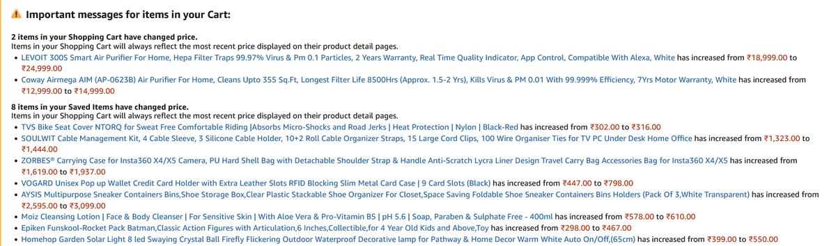 aurbii's tweet photo. @amazonIN @amazon , the #AmazonPrimeDay  sale is just a scam.just before the sale, they have inflated the price of all the products that too by a huge margin. 

@GyanTherapy https://t.co/opr3EHv3xt
