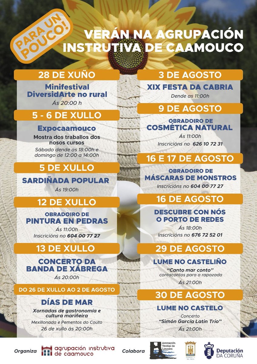 🔵Redes énchese de cultura, música e tradición este verán da man da Asociación Instrutiva de Caamouco
CONTÁMOLO AQUÍ🔴go.ivoox.com/rf/152752189