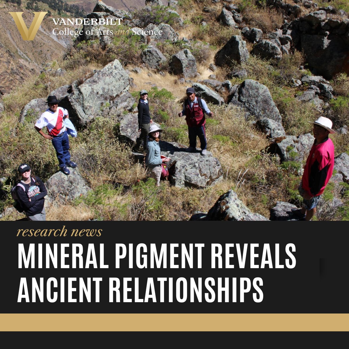 In a new study led by Michelle Young, researchers brought together 97 cinnabar specimens from Peru, 65 of which have never been published, to demonstrate that an emerging geochemical method is effective in identifying the geological source of archaeological pigments. <a href="/PLOSONE/">PLOS One</a>