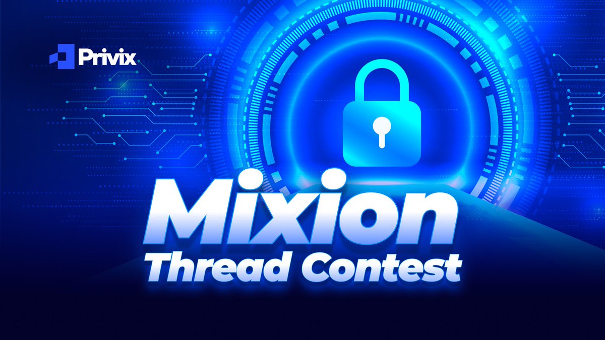 privixtoken's tweet image. Hello Privians, The Mixion thread contest has officially begun, and this is your chance to showcase why Mixion is truly revolutionary.
As the first decentralized privacy locker, Mixion's use cases are nothing short of incredible. We're launching this campaign to spread awareness…
