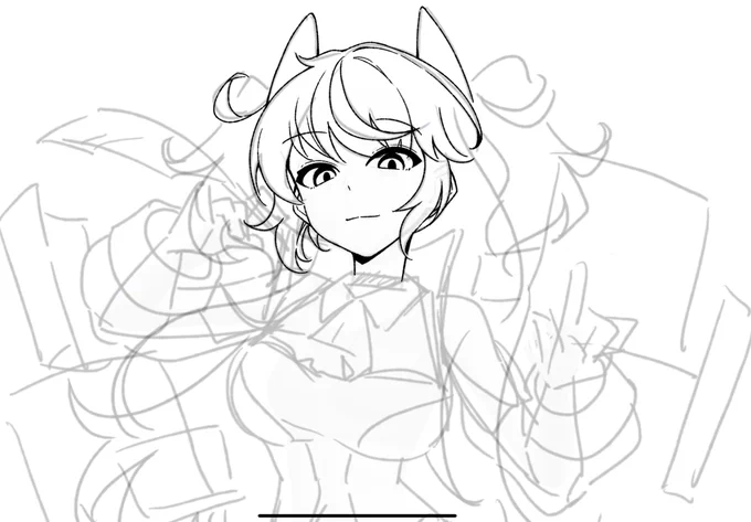 I'm drawing again 