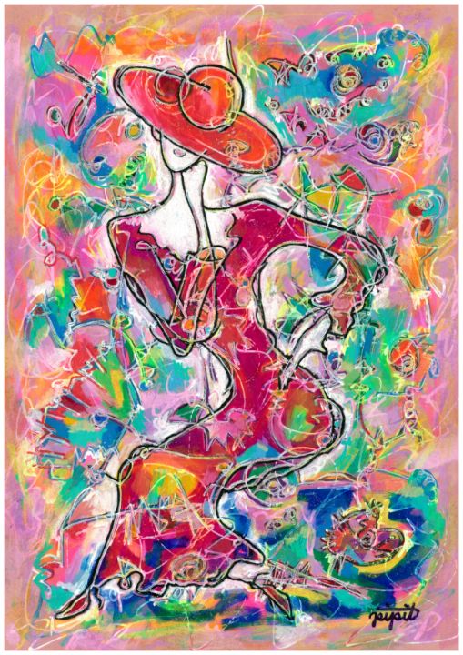 pipit123y's tweet image. Art of the Day: "When flowers bloom". Buy at: ArtPal.com/pipit123y?i=17…