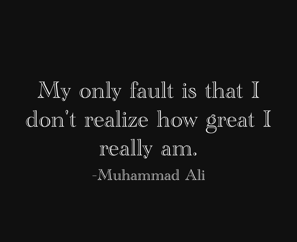 Don’t allow for anyone to define your GREATNESS! ☺️