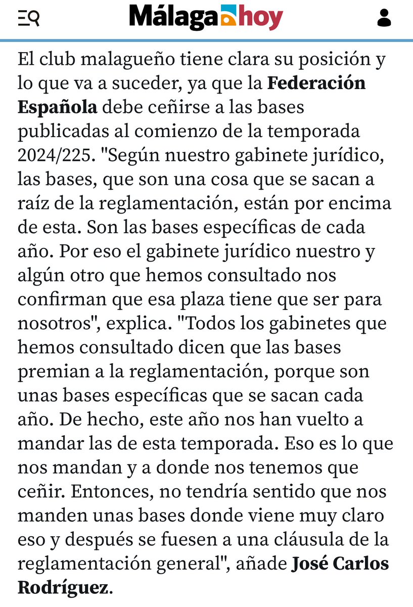 Futsal World (@futsalworld4) on Twitter photo La posición de <a href="/MalagaFS/">Málaga Ciudad Redonda FS</a> es muy clara: ASCENSO o ASCENSO… y sino habrá que resolverlo en los tribunales. La posición de <a href="/MalagaFS/">Málaga Ciudad Redonda FS</a> es muy clara: ASCENSO o ASCENSO… y sino habrá que resolverlo en los tribunales.