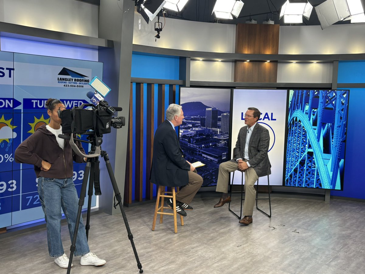 CSexton25's tweet image. Thank you to @gregglover3 and the @Local3News team for the warm welcome yesterday. Always a pleasure to discuss the work we’re doing to move Tennessee forward!