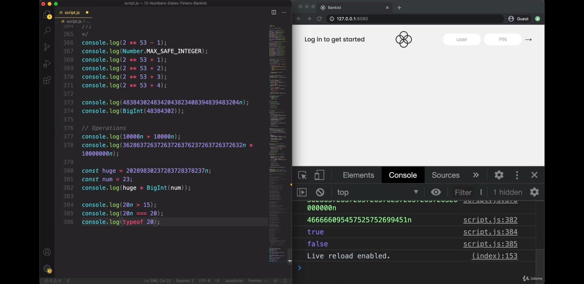 Ehinomen_01's tweet image. Working with BigInt, which stands for big integer, in JavaScript. #JavaScript