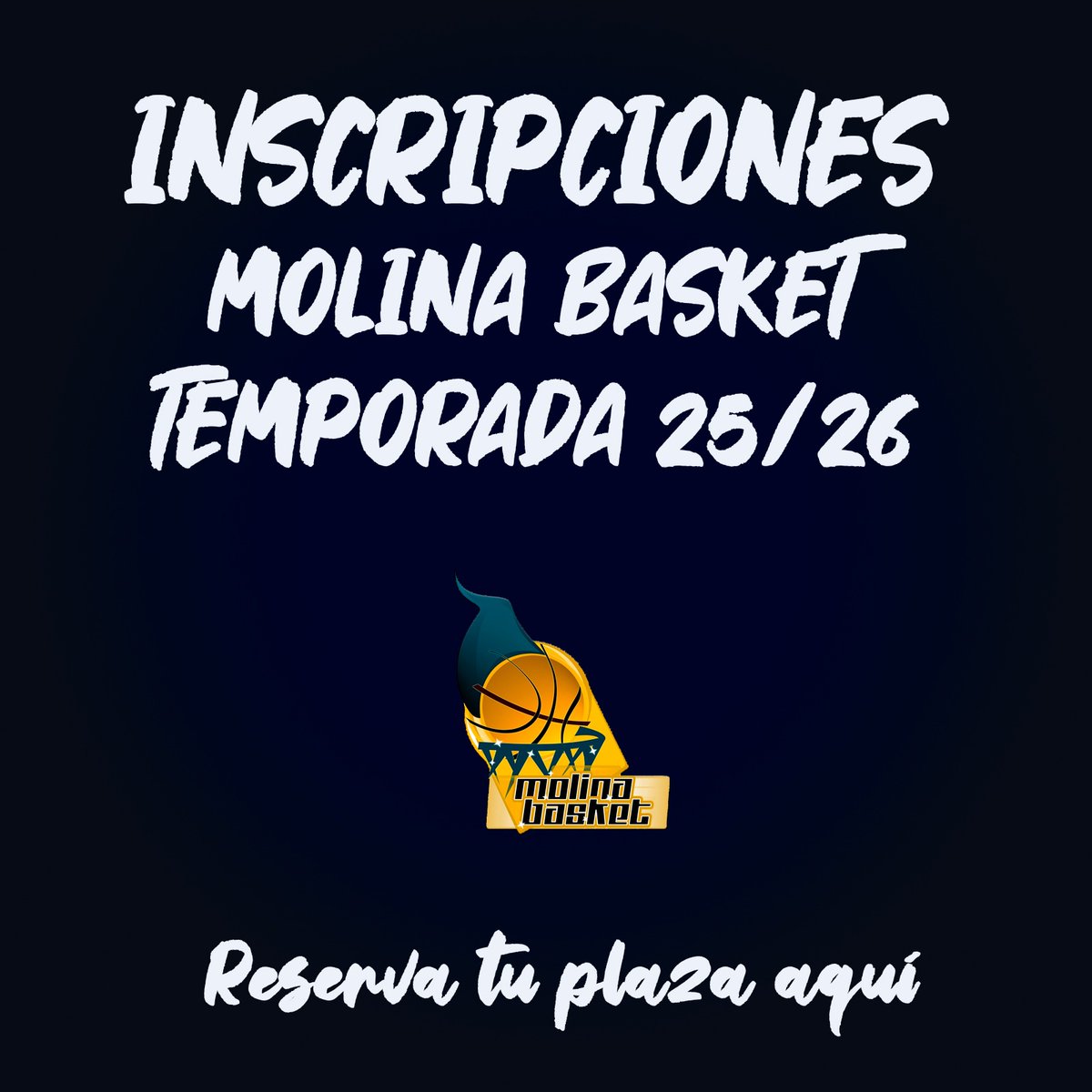 molinabasket's tweet image. 🏀 ¿Quieres jugar con nosotros la temporada 25/26?

📝 Entra en molinabasket.es y haz la preinscripción 

#ConservandoLaEsencia #familiaMB 💙
