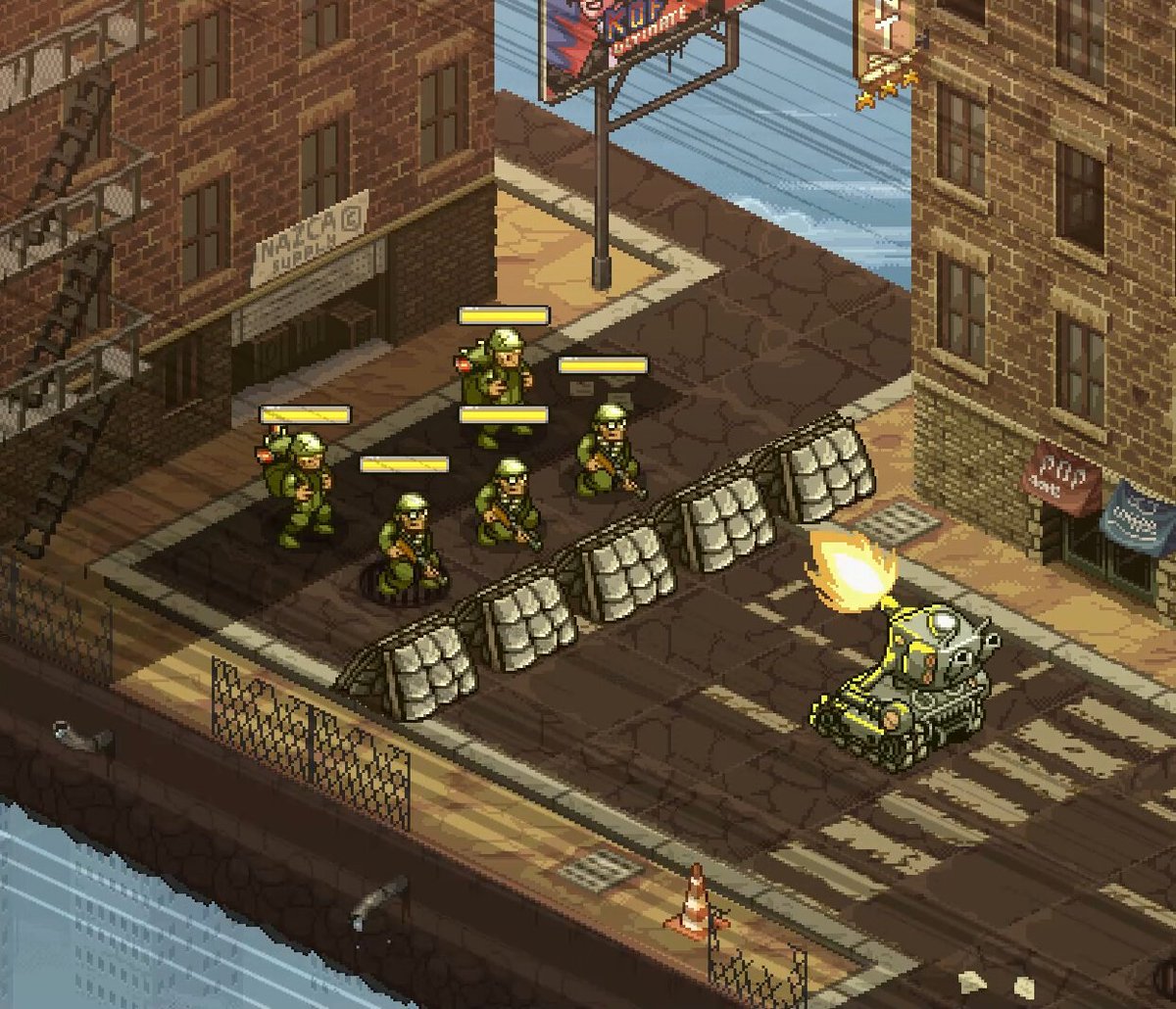MahezaZi's tweet image. I love this game
I wish there was a Metal Slug with isometric Pixel style but not turn based
#MetalSlugTactics #pixelart