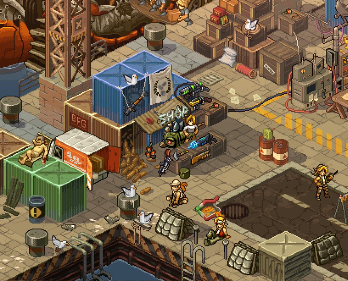 MahezaZi's tweet image. I love this game
I wish there was a Metal Slug with isometric Pixel style but not turn based
#MetalSlugTactics #pixelart