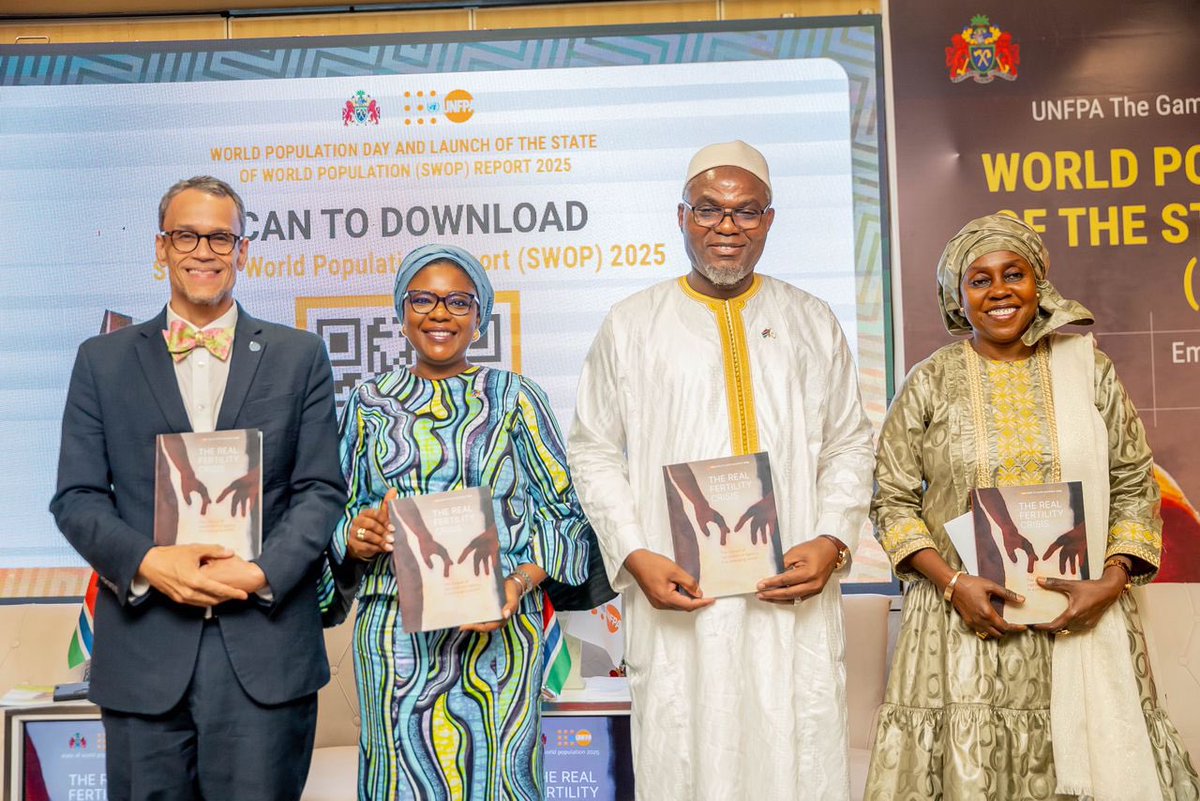 Today, we joined the world in commemorating #WorldPopulationDay2025 with the launch of <a href="/UNFPA/">UNFPA</a>’s State of World Population Report.

With strong commitment, the focus is clear: empowering young people to shape their futures in a fair and hopeful world. 

#TheRealFertilityCrisis