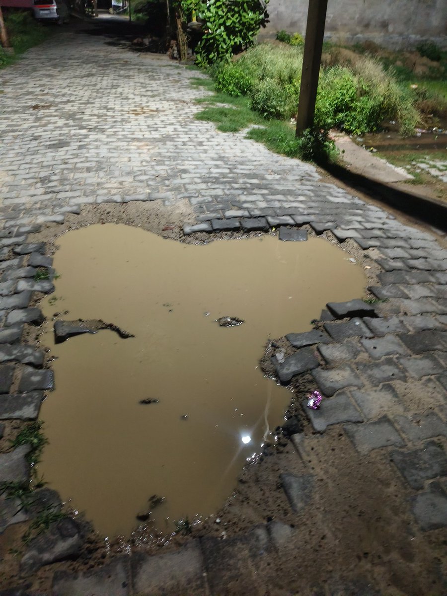 Ftxex1's tweet photo. Heavy waterlogging near our house due to incomplete road work and no drainage. Stagnant water is causing mosquito breeding and health issues. Kindly take urgent action.
 Location: Bikash Nagar colony bidhuna Auraiya 
@CMOfficeUP  @UPGovt @jansunwai_up @swachhbharat
#Waterlogging https://t.co/Y5jM38v2s7