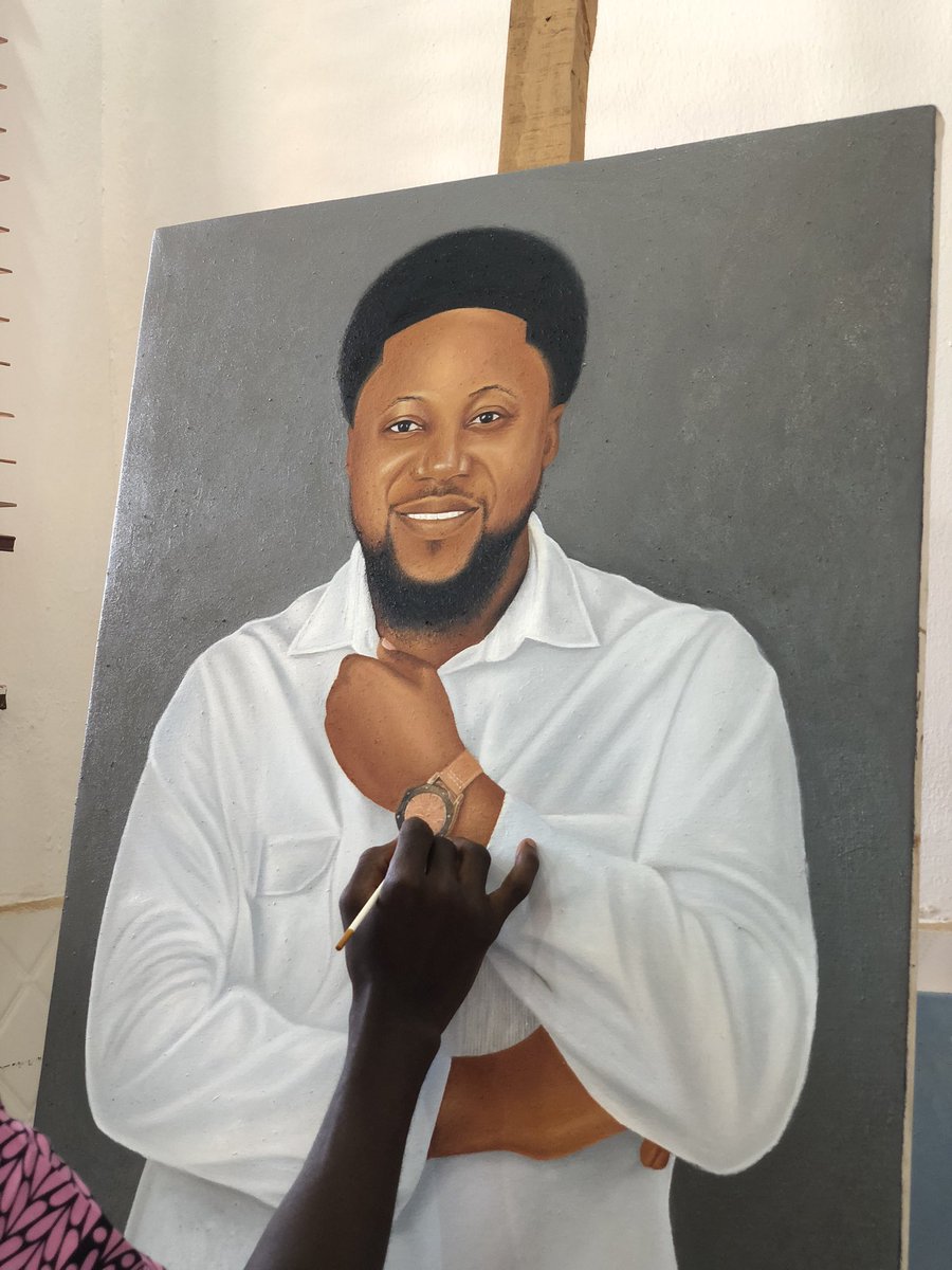 Habeeb_Dauda_'s tweet photo. Done ✅ 
Oil on canvas🎨🖌️ 
Painting 🖼️ Dm for yours https://t.co/Cblx0NdLgl