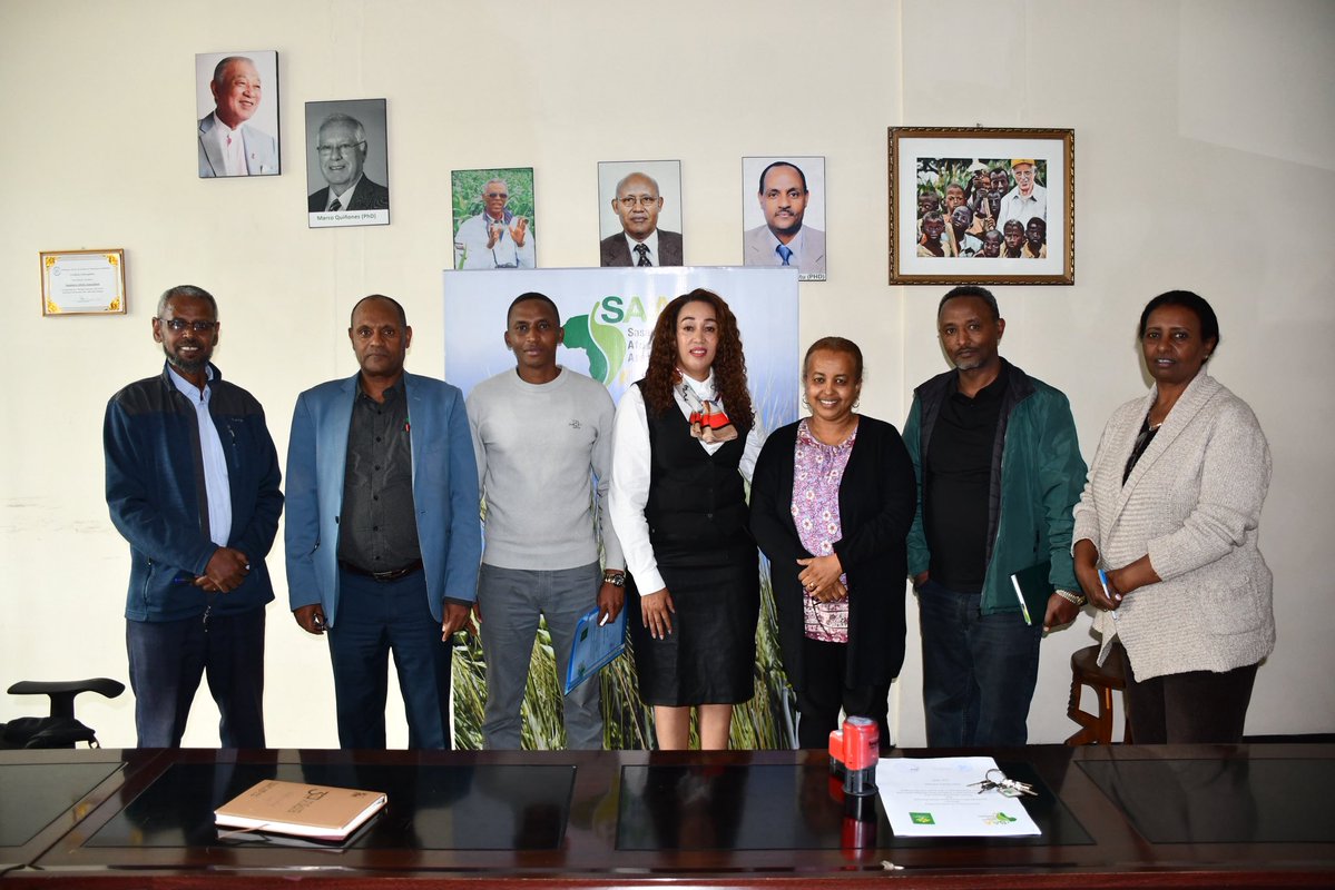 In an important step for Ethiopia’s agricultural development, Sasakawa Africa Association &amp; Santen General Business PLC have signed a two-year MoU on soybean seed multiplication &amp; value-chain development, with the goal of reaching millions of farmers &amp; strengthening food systems.