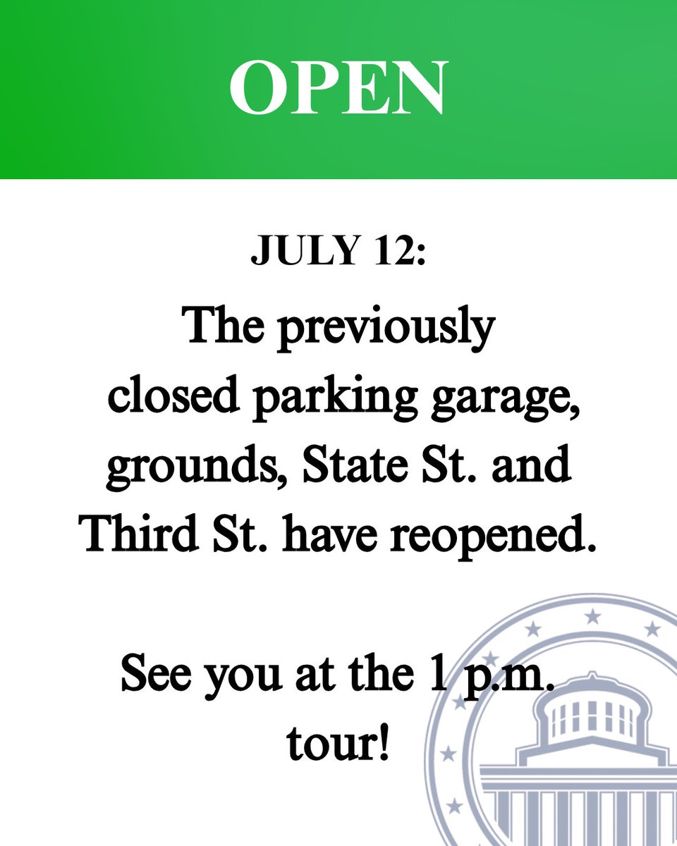 The mechanical updates are now finished, and all closures have been reopened!