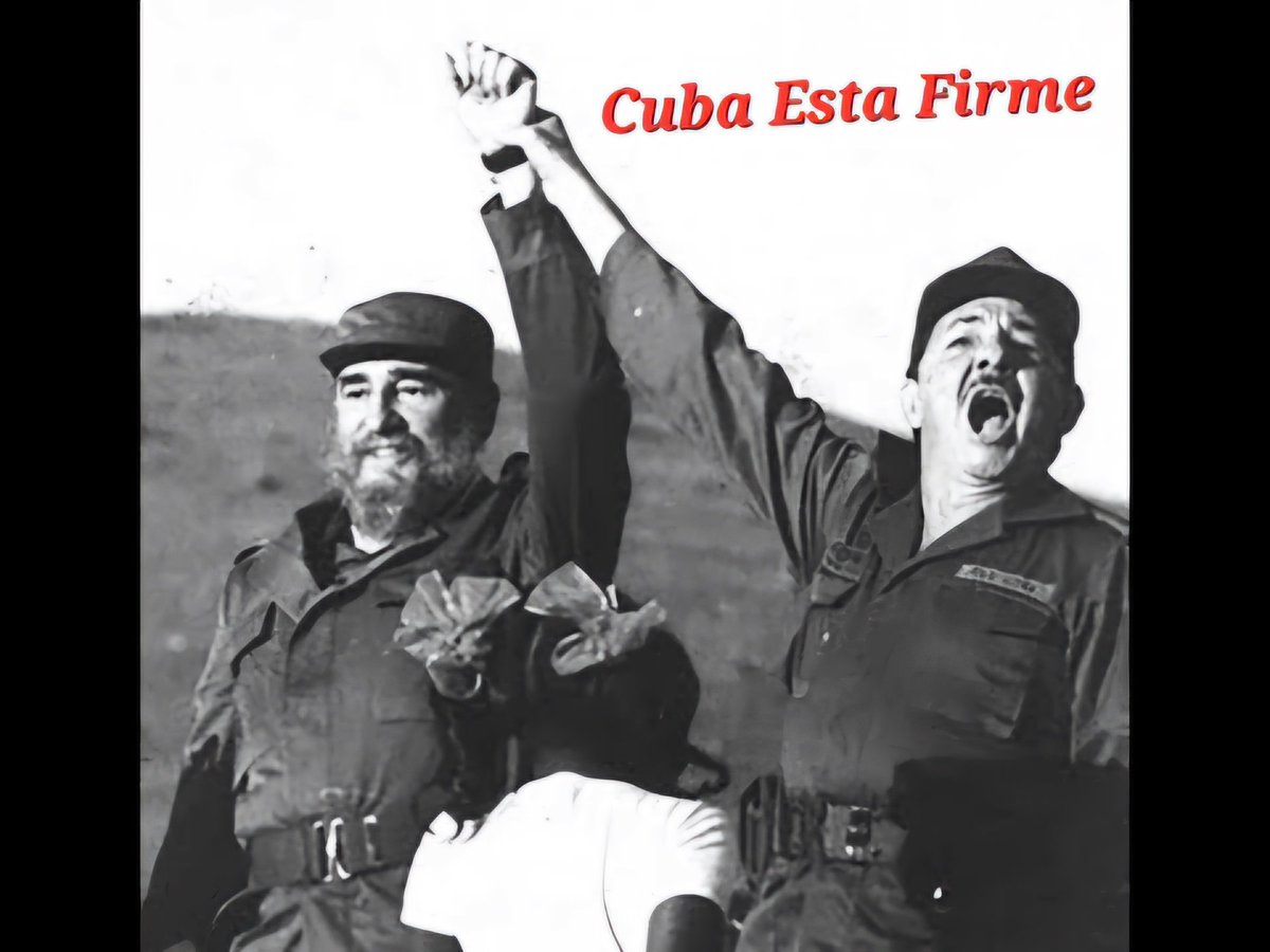 Para aquellos que sueñan con ver al pueblo de #Cuba de rodillas, olvidan sus raíces y sus débiles piernas se han quebrado ante el imperio, sepan que #CubaEstáFirme 
#CubaVencerá