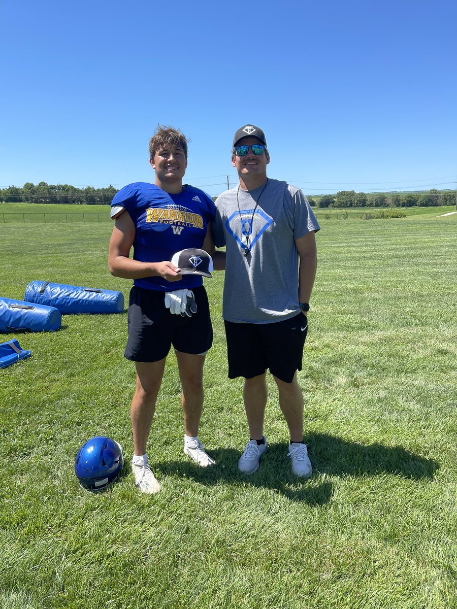 UHC Elite Linemen Camp Defensive MVP at Wahoo was <a href="/elishada1234/">Eli Shada</a>! This dude can play and has an endless motor. Way to be that dawg, Eli! #UHC <a href="/Wahoo_Football/">Wahoo Warrior Football</a>
