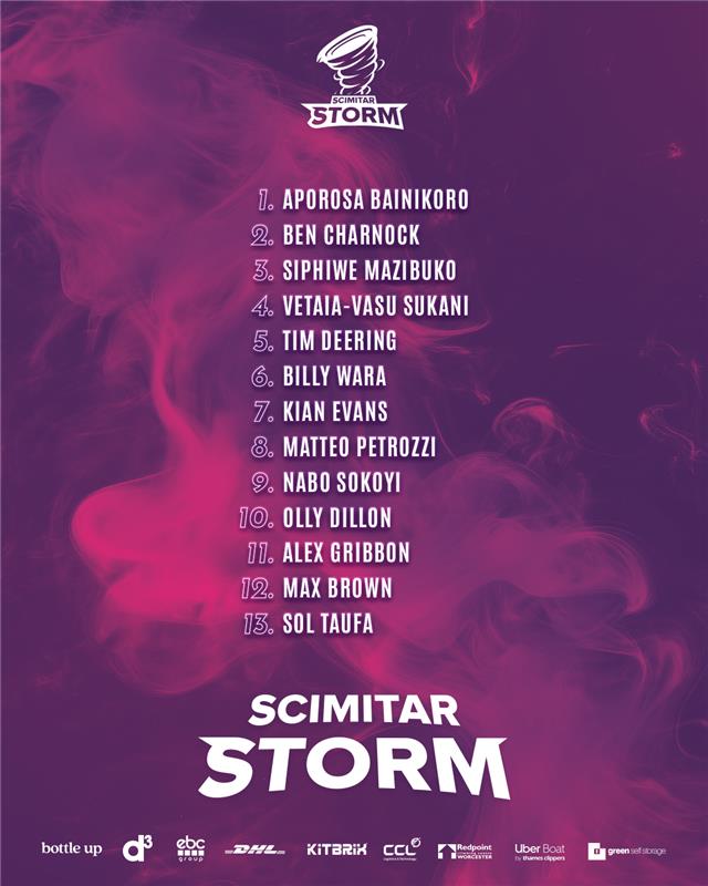 TEAM ANNOUNCEMENT 📣

Here’s how we line up for this weekend’s Bristol Fijian 7s 🏟️

#ScimitarStorm #Rugby7s #RugbySevens